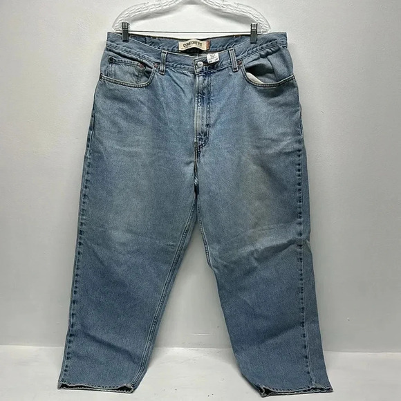 Levi's 560 Comfort Fit Denim Light Blue Jeans Men's Size 40 x 30" - Picture 1 of 11